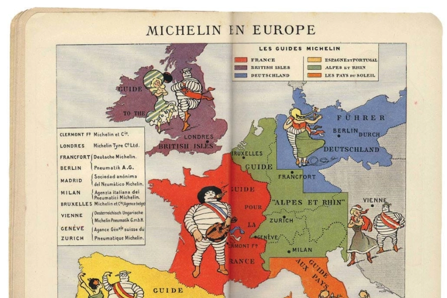 Michelin Guide đầu tiên có cả bản đồ
